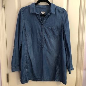 J Jill Denim Chambray Shirt